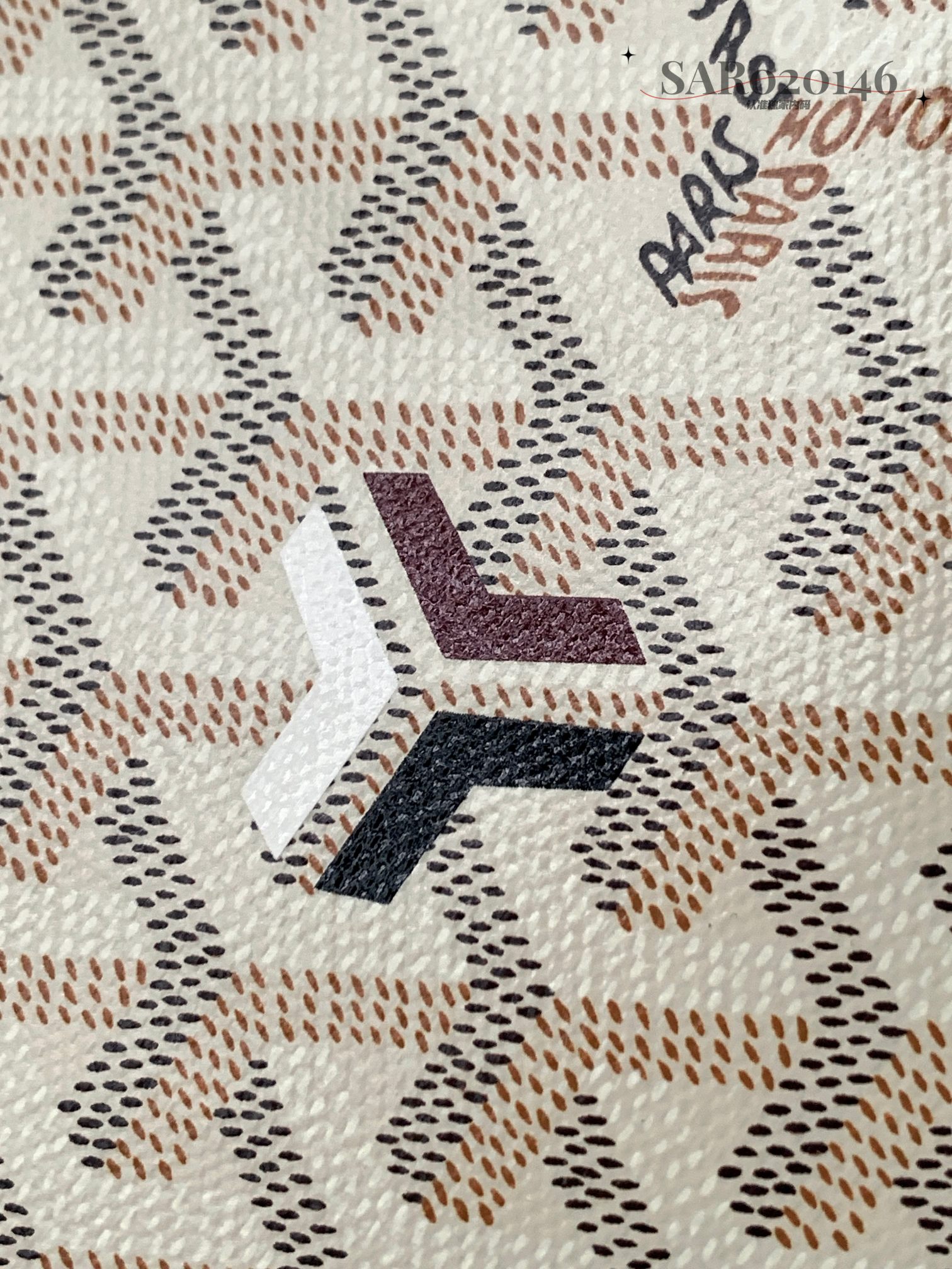 Goyard Goyardine Anjou White Mini Bag Palladium Hardware