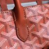 Goyard Saigon Tote orange Goyardine Canvas Palladium ...