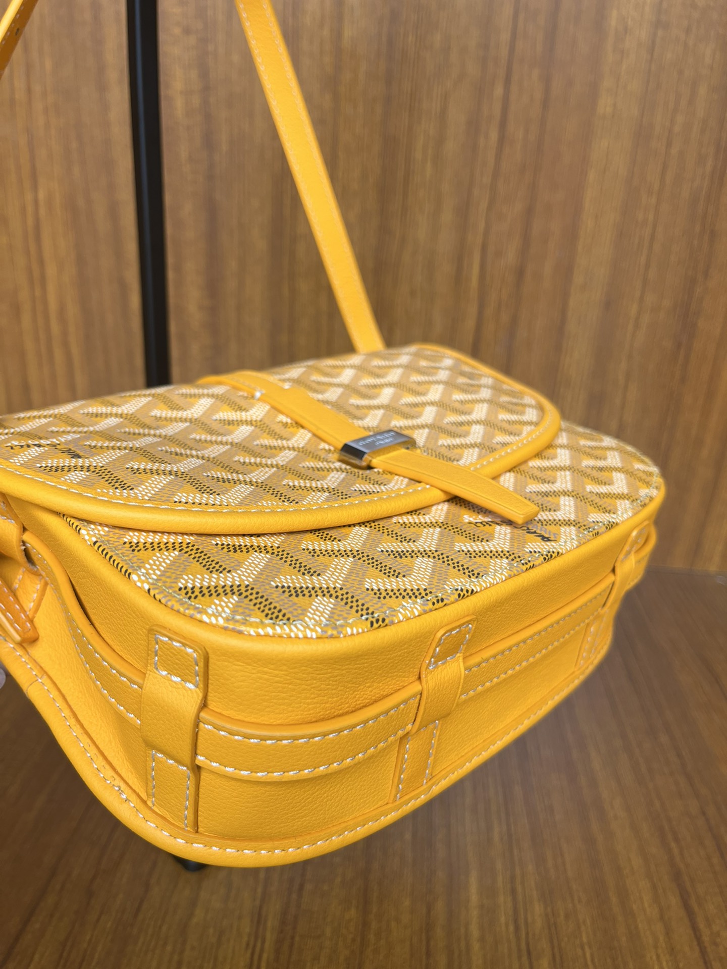 Goyard Belvedere II Messenger Bag yellow Coated Canvas PM | eBay