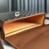 Goyard Brown Goyardine Belvedere MM Leather Cloth