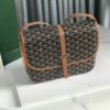 Goyard Brown Goyardine Belvedere MM Leather Cloth