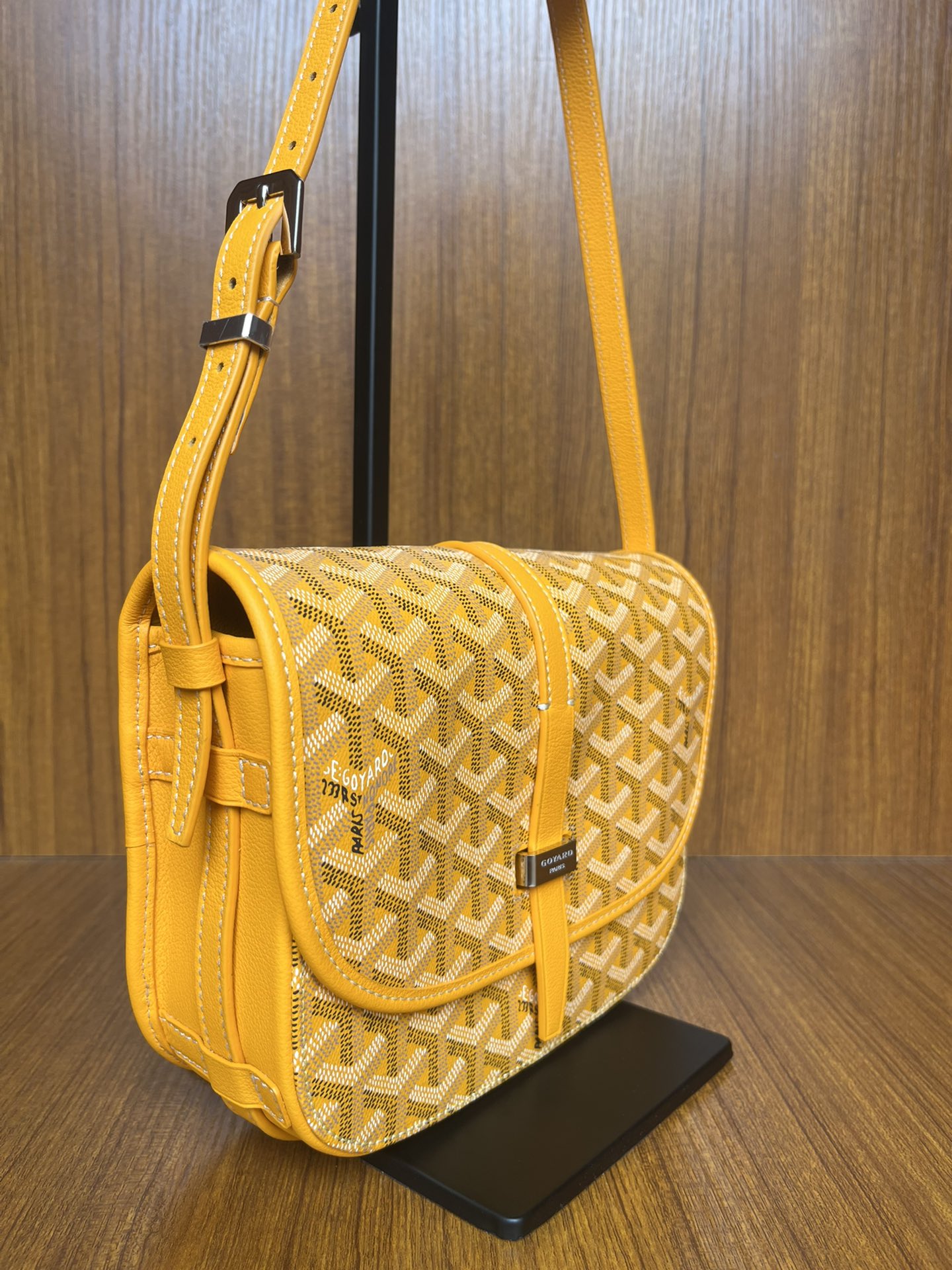Goyard Belvedere II Messenger Bag yellow Coated Canvas PM | eBay