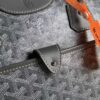 Goyard St. Jeanne MM Handbag Gray PVC Canvas Grey Cloth ref