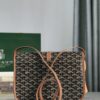 Goyard Brown Goyardine Belvedere MM Leather Cloth