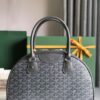 Goyard St. Jeanne MM Handbag Gray PVC Canvas Grey Cloth ref