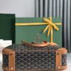 Goyard Brown/Black Goyardine Coated Canvas Saint Jeanne PM