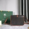 GOYARD Goyardine Belvedere II MM Messenger Bag Black Gold