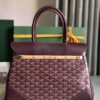 Goyard Saigon Tote Burgundy Goyardine Canvas MATIGNON  00509