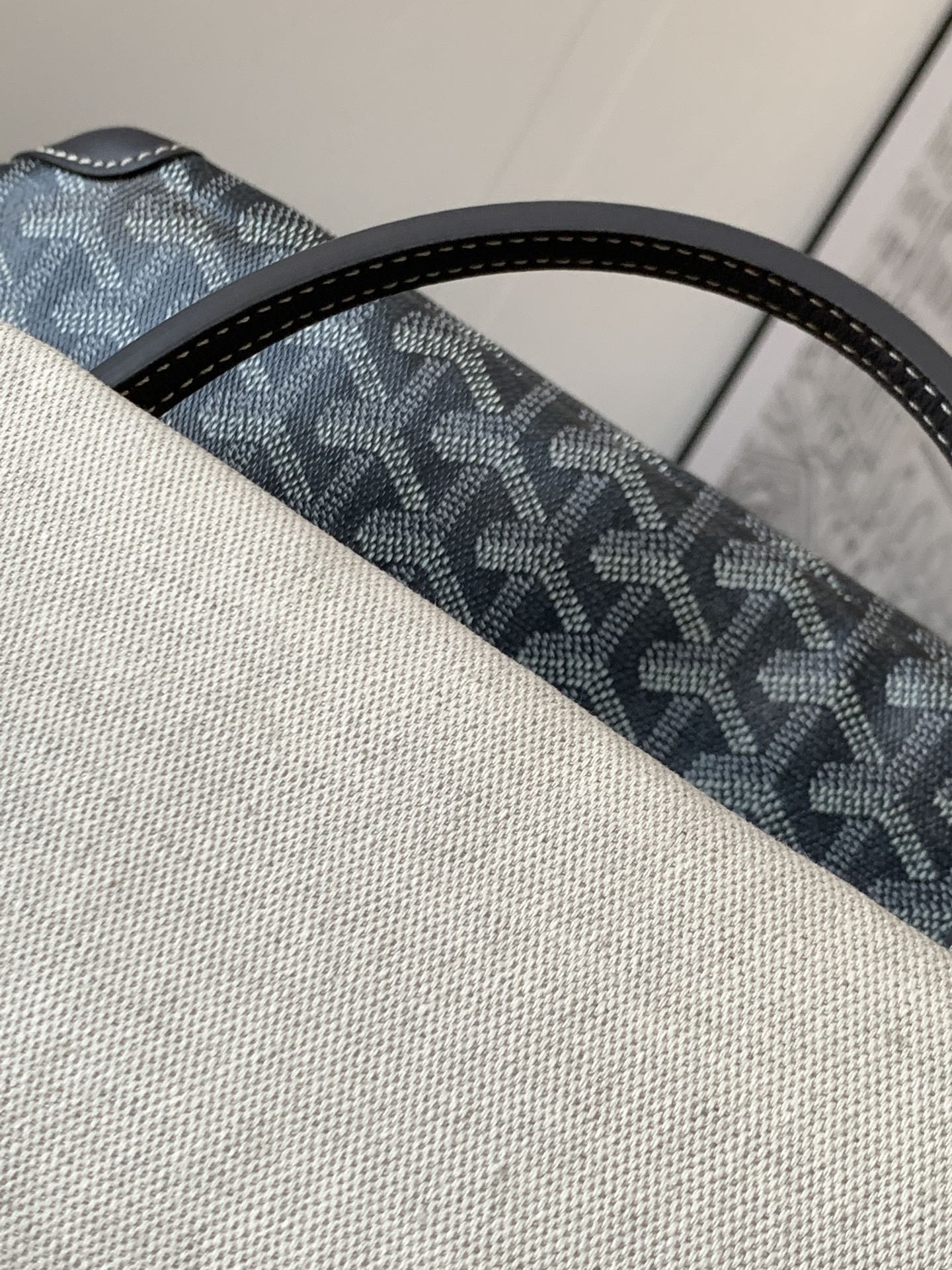 Goyard Saint Louis PM Tote Bag Pouch Gray Shopping