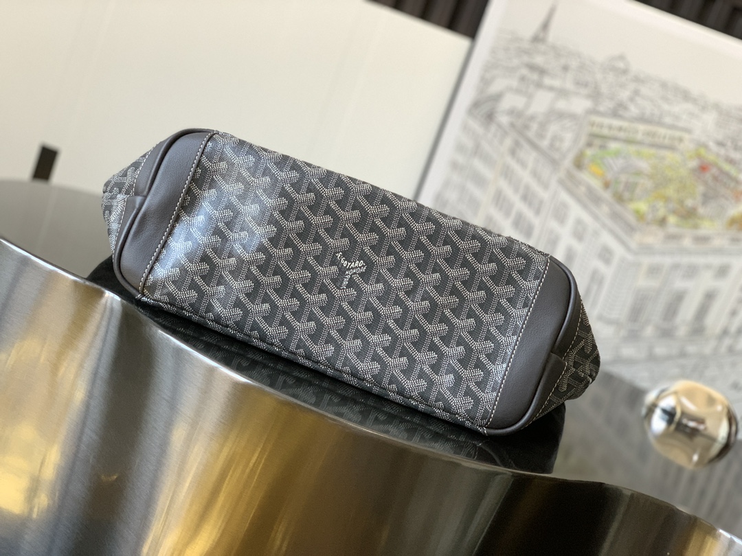 Goyard Saint Louis PM Tote Bag Pouch Gray Shopping