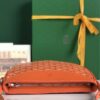 Goyard orange Goyardine Canvas And Chevroches Calfskin