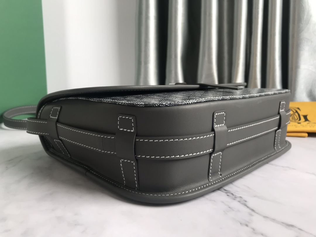 Goyard Pre-Owned monogram-pattern Leather Bag | Grey