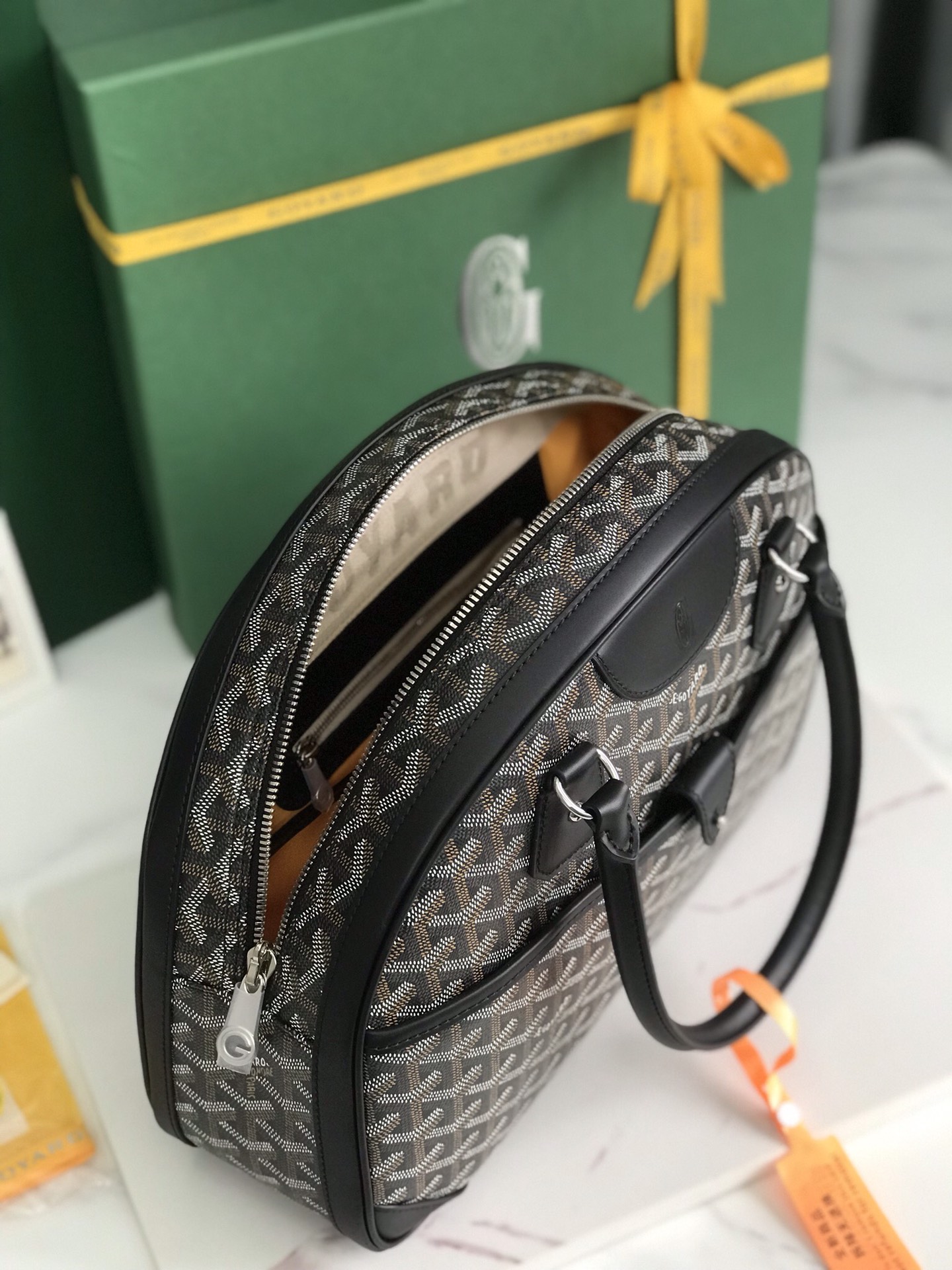 Goyard Saint Jeanne Bag Coated Canvas PM black