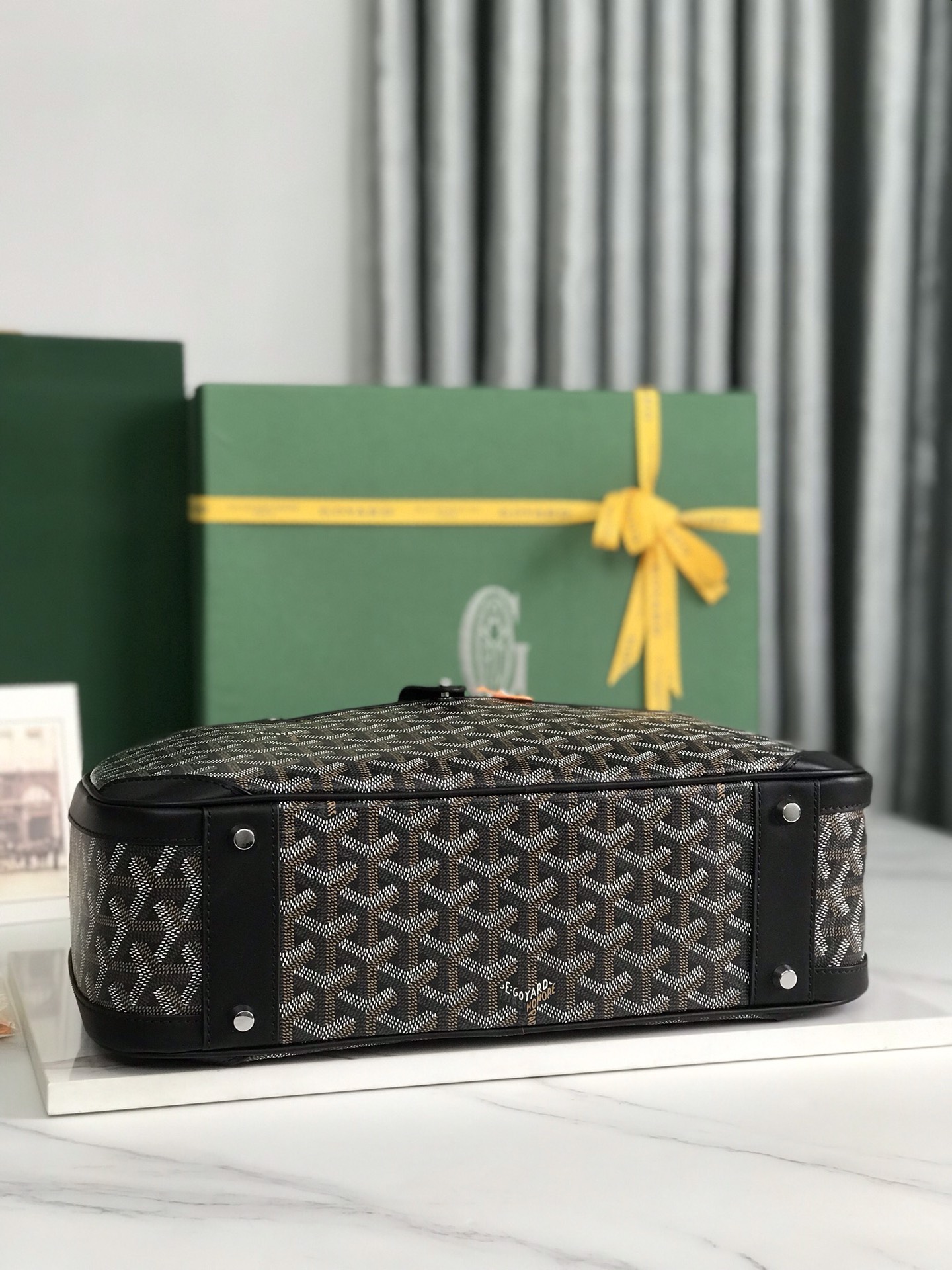 Goyard Saint Jeanne Bag Coated Canvas PM black