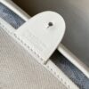 Goyard White Goyardine Coated Canvas and Leather Saint Louis