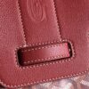 Goyard Saigon Tote Red Goyardine Canvas Palladium Hardware