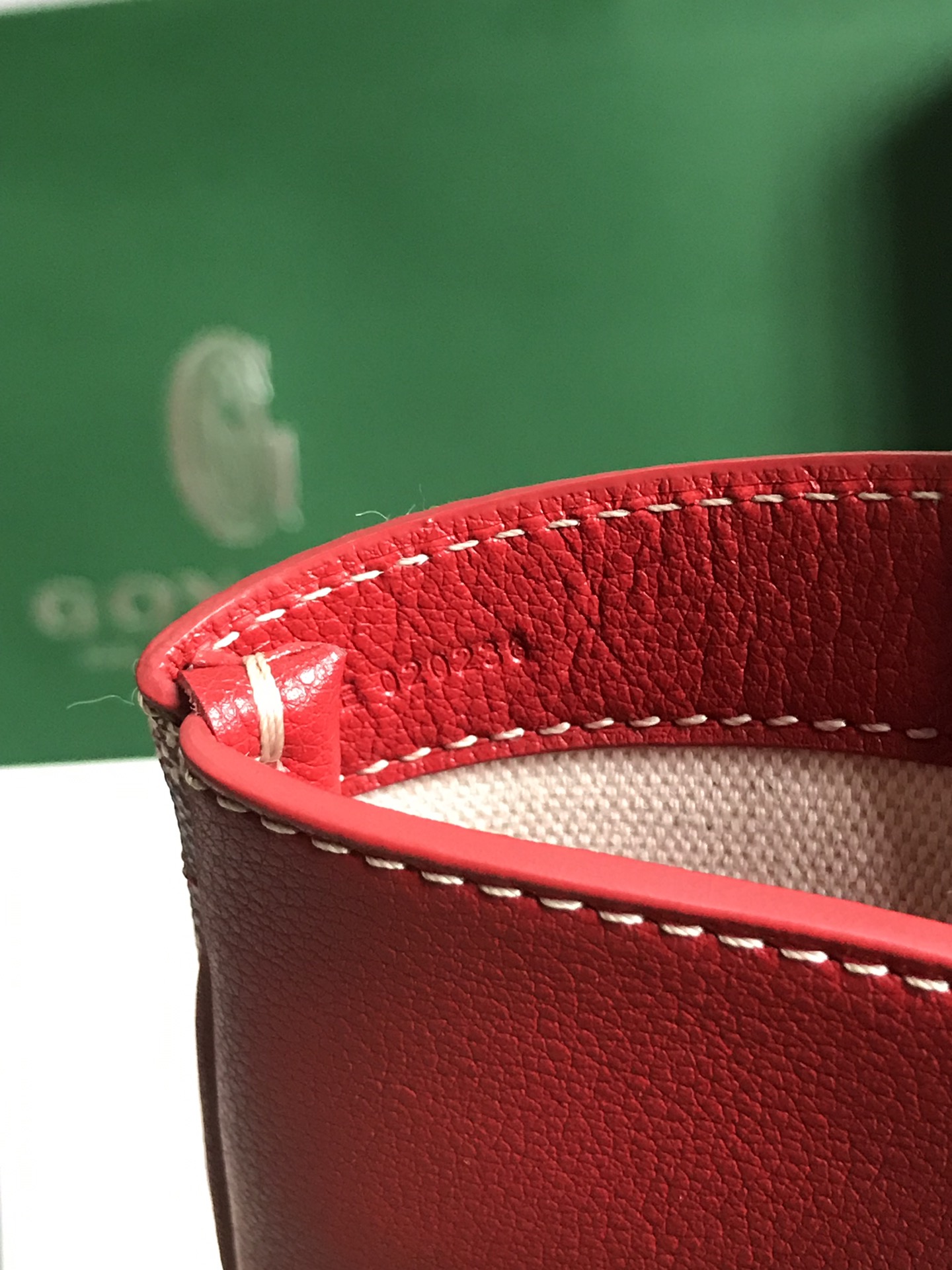 Goyard Saigon Tote Red Goyardine Canvas Palladium Hardware