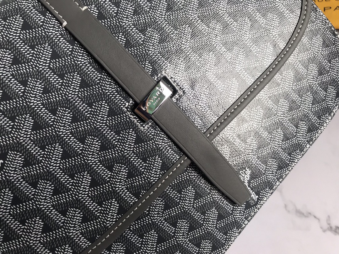 Goyard Pre-Owned monogram-pattern Leather Bag | Grey