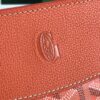 Goyard orange Goyardine Canvas And Chevroches Calfskin