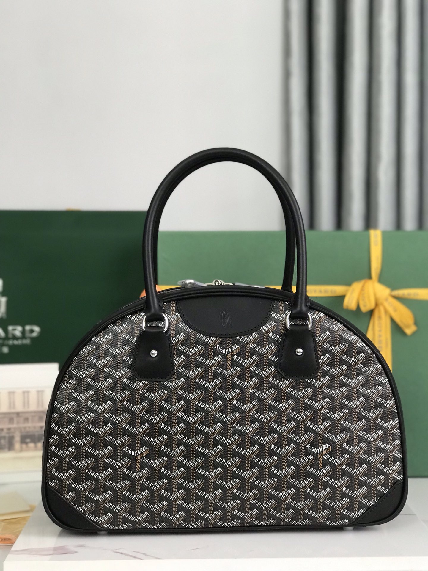 Goyard Saint Jeanne Bag Coated Canvas PM black