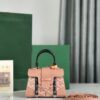GOYARD Iridescent Goyardine Structure Nano Saigonbag pink