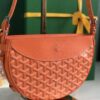 Goyard orange Goyardine Canvas And Chevroches Calfskin