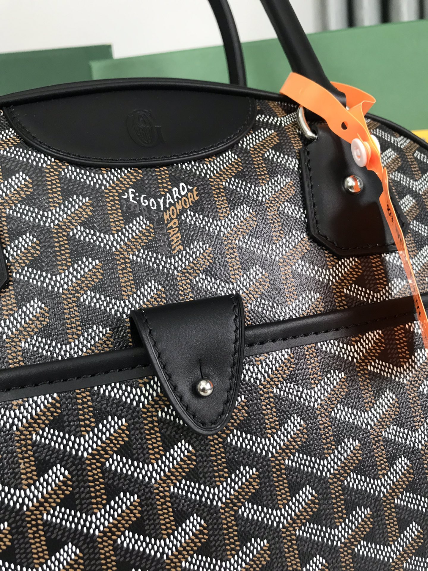 Goyard Saint Jeanne Bag Coated Canvas PM black