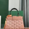 GOYARD Iridescent Goyardine Structure Nano Saigonbag pink