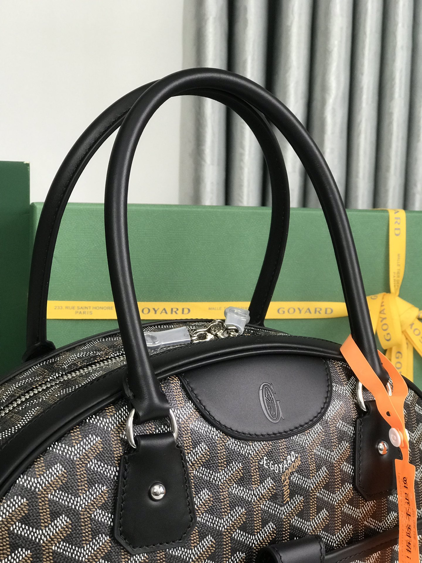 Goyard Saint Jeanne Bag Coated Canvas PM black