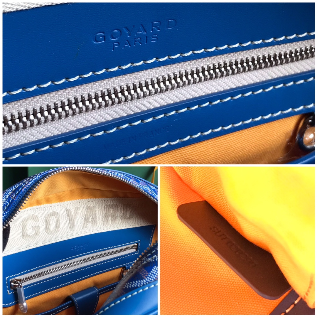Goyard Saint Jeanne Bag Coated Canvas PM blue