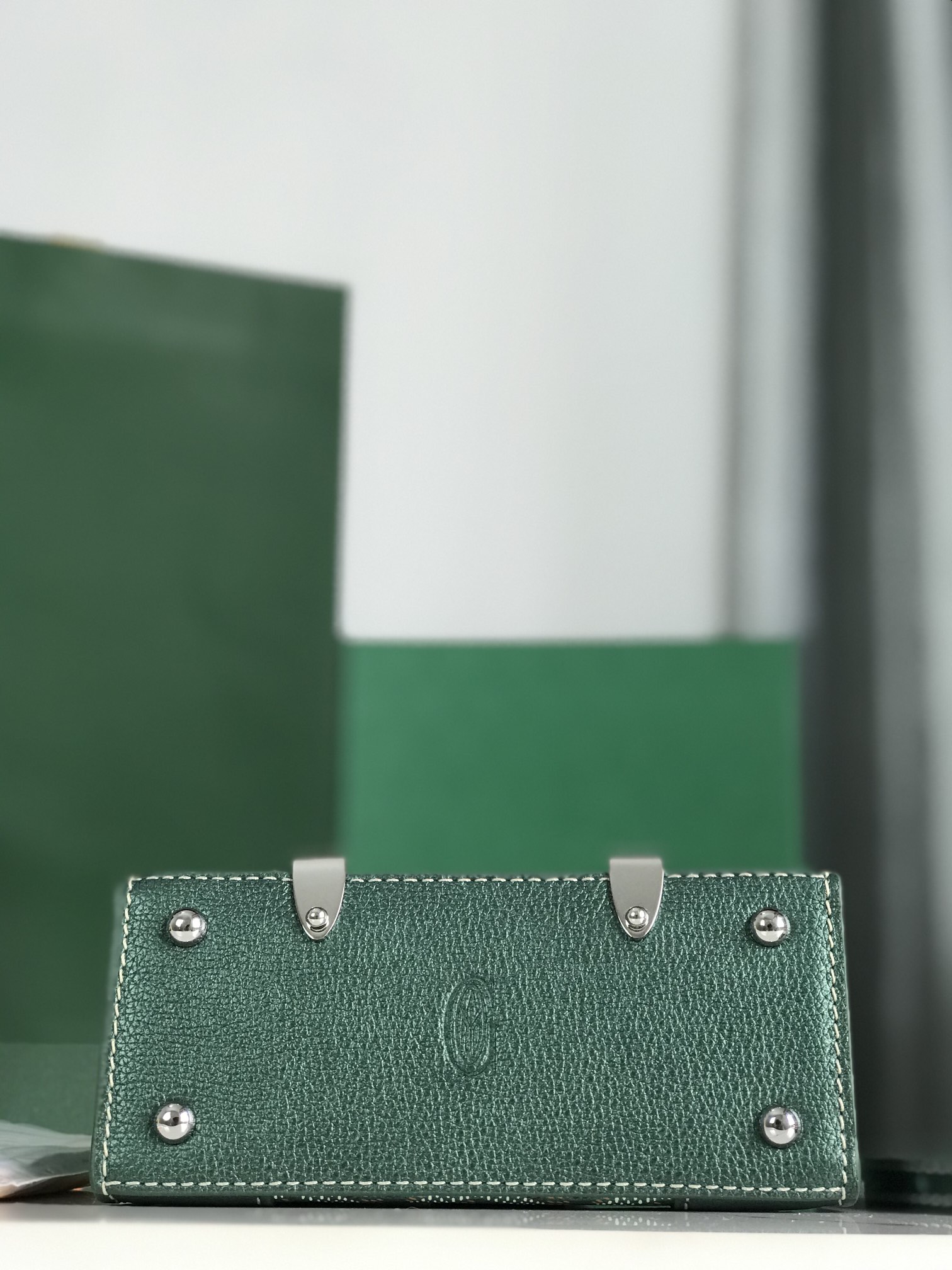 Goyard Saigon Structure Nano Pearly Green Goyardine