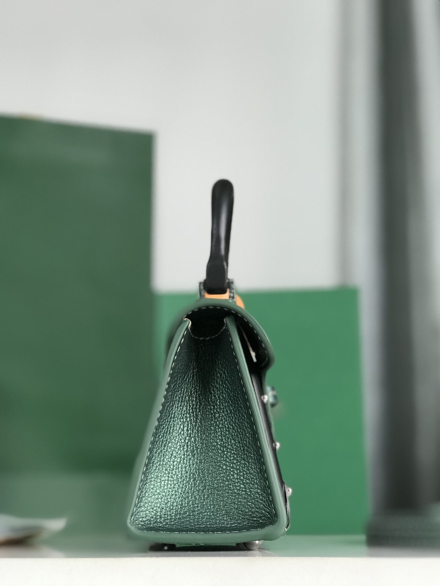 Goyard Saigon Structure Nano Pearly Green Goyardine