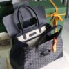 Goyard Saigon Tote Navy Blue Goyardine Canvas ...