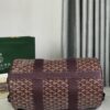 Goyard Barrel 40 Sports Bag Burgundy
