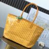 Goyard Yellow Goyardine Coated Canvas and Leather Saint Louis PM Tote Goyard |