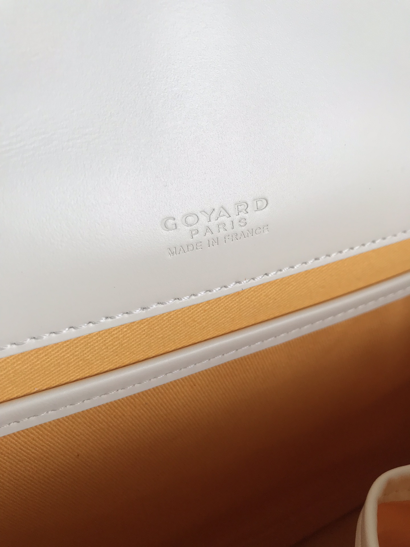 Goyard Goyardine Belvedere PM Messenger Bag White