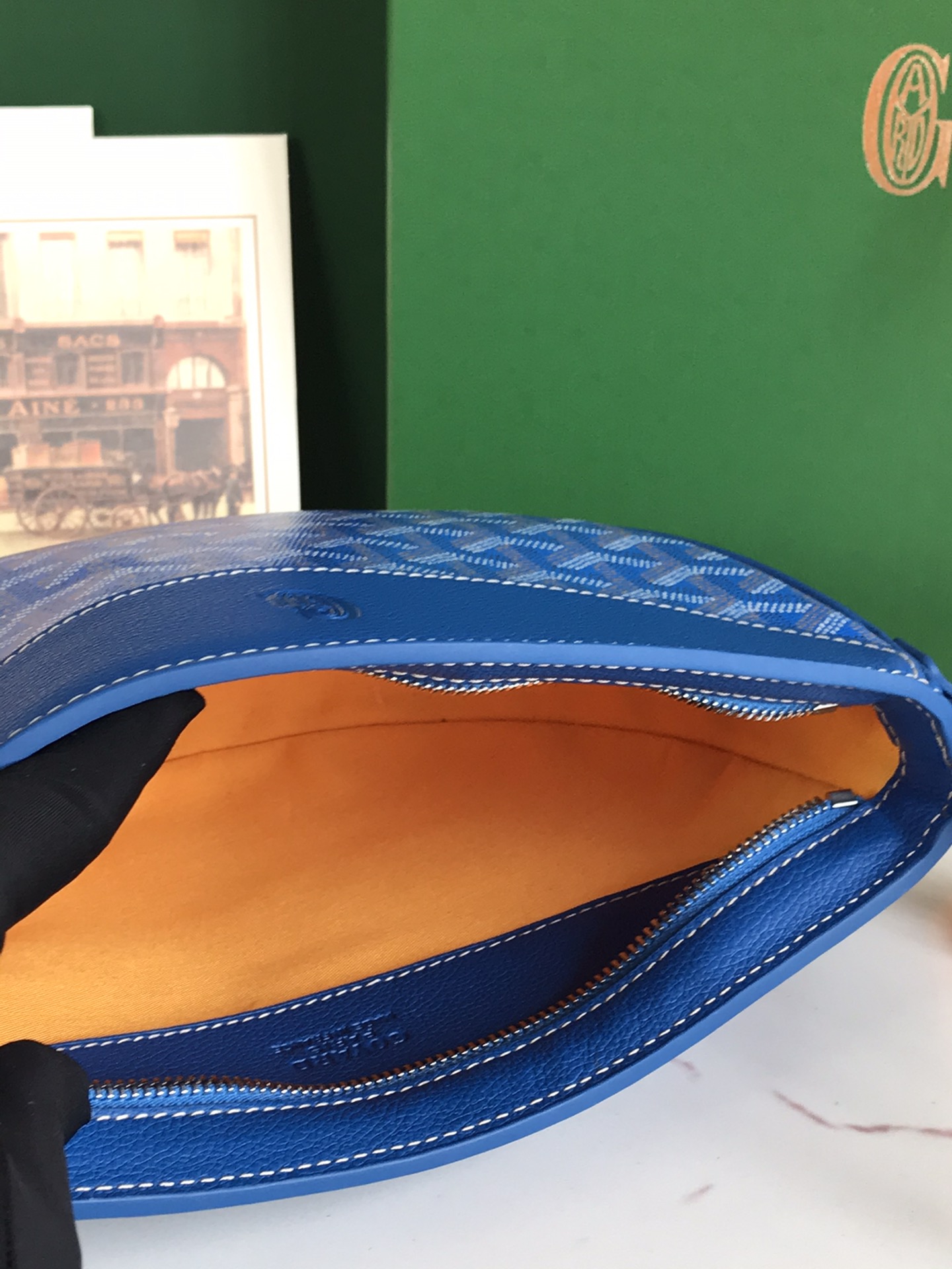 bag Goyard Hirondelle Bag 'Blue' HIRONDPMLTY10CL10P