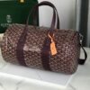 Goyard Barrel 40 Sports Bag Burgundy