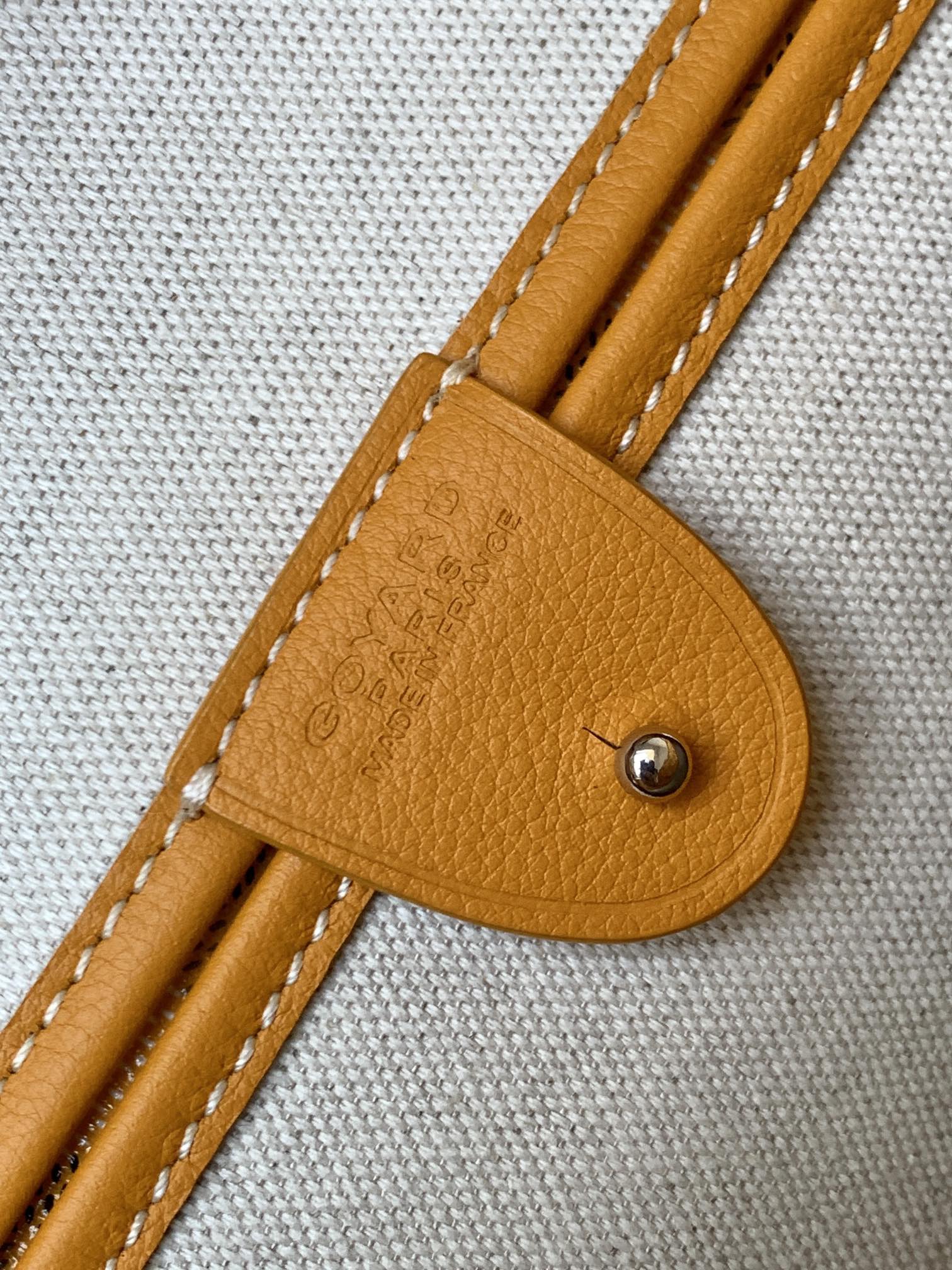 Goyard Yellow Goyardine Coated Canvas and Leather Saint Louis PM Tote Goyard |