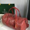 Goyard Barrel 40 Sports Bag Red