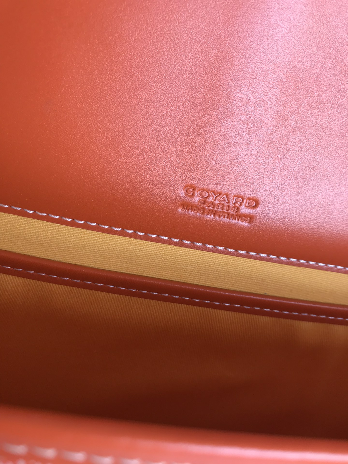 GOYARD Goyardine Belvedere II MM Messenger Bag Orange 516742