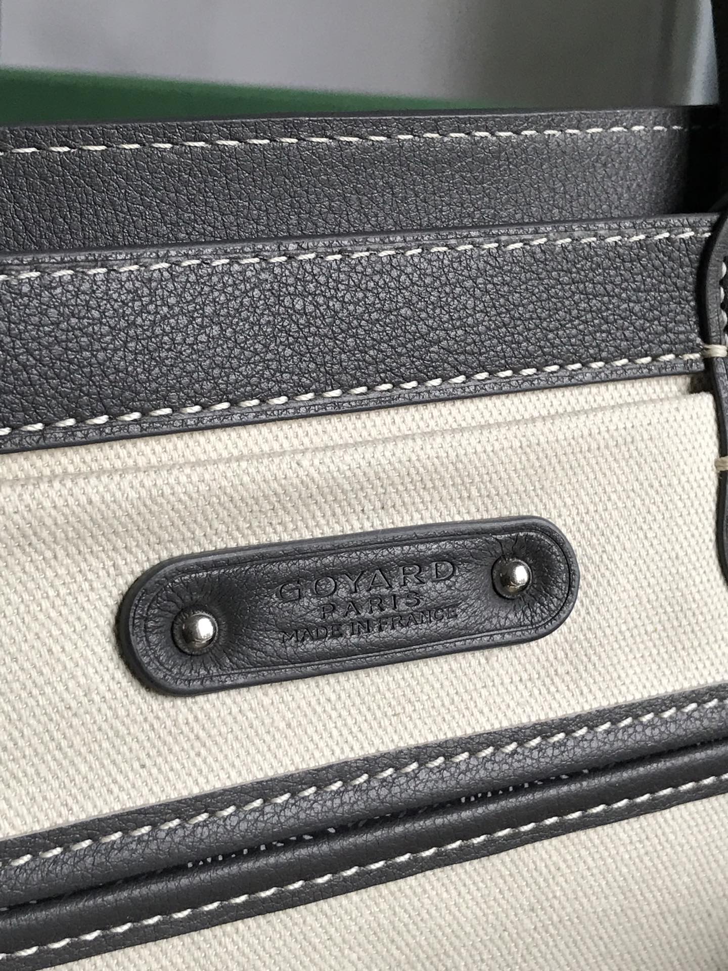Goyard Sac Saigon Structuré Mini Black Women's Handbag |