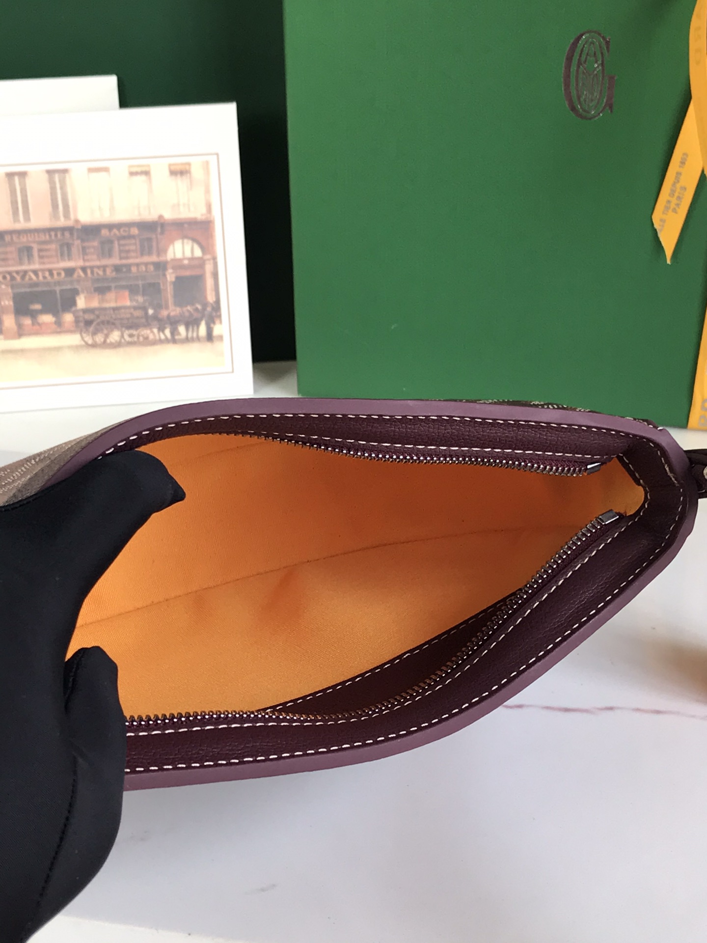 bag  Goyard Hirondelle Bag 'Burgundy'