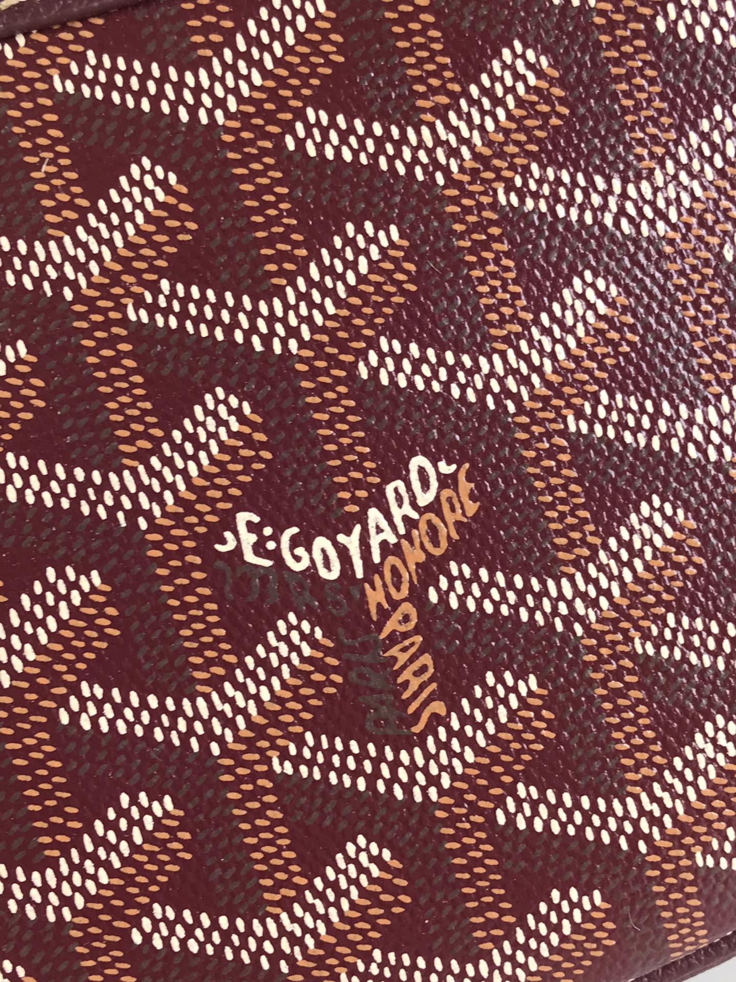 bag  Goyard Hirondelle Bag 'Burgundy'