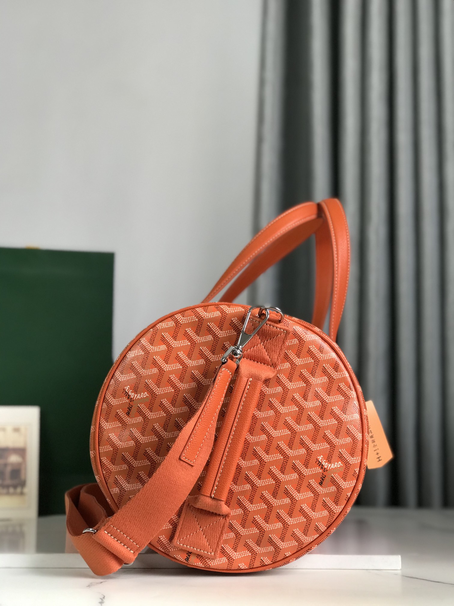 Goyard Barrel 40 Sports Bag Orange –