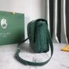 Goyard Green Goyardine Coated Canvas and Leather