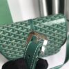 Goyard Green Goyardine Coated Canvas and Leather