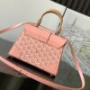 oyard Saigon Structure Nano Bag Pink Goyardine Silver