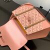 oyard Saigon Structure Nano Bag Pink Goyardine Silver