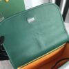 Goyard Green Goyardine Coated Canvas and Leather
